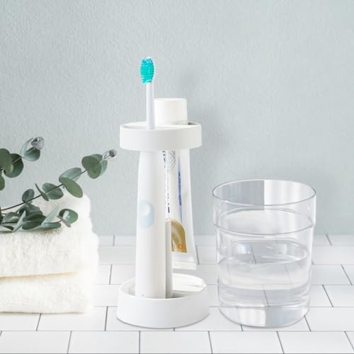 GTILE 2 Pack Toothbrush Holder with Cup and Cover