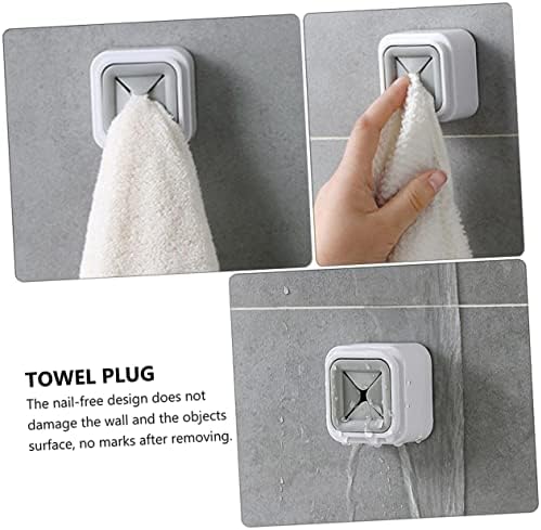 PRETYZOOM 3Pcs Wall Mounted Towel Racks