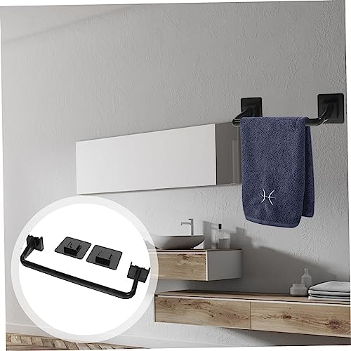 SOPOTUTU Wall Mounted Towel Rack - Self Adhesive Space Saving No Drilling Required