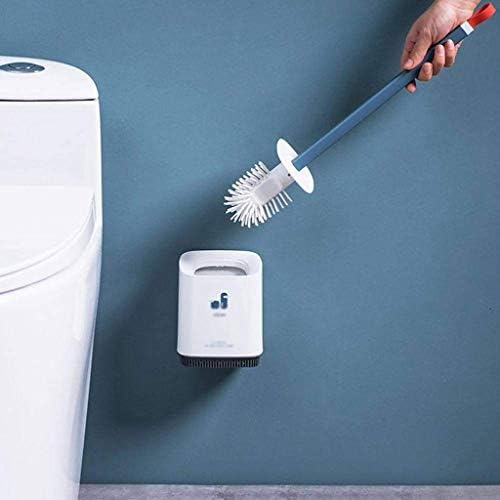Toilet Brush Holder with Soft Bristles and Removable Handle