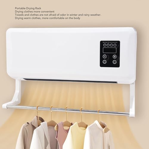 ZJchao 1500W Wall Mounted Space Heater with Towel Rack