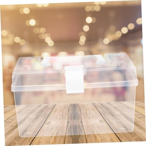 WRITWAA Portable First Aid Box with Handle and Buckle Design
