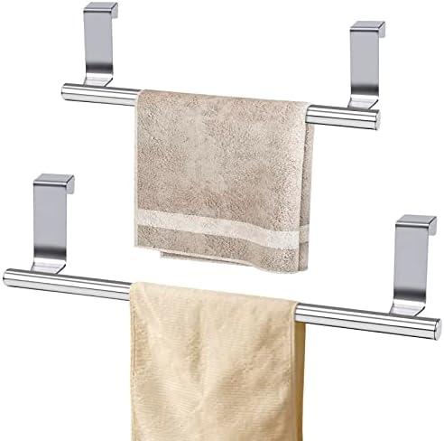DIBALIYI Cabinet Door Towel Bar 2 Pack 1