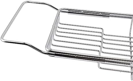 Fafeicy Metal Marble Bathtub Rack - Space Saving Multi Functional