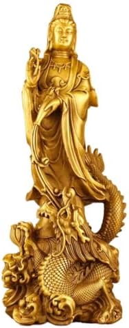 Ecqizer Feng Shui Guan Yin Buddha Statue Decor