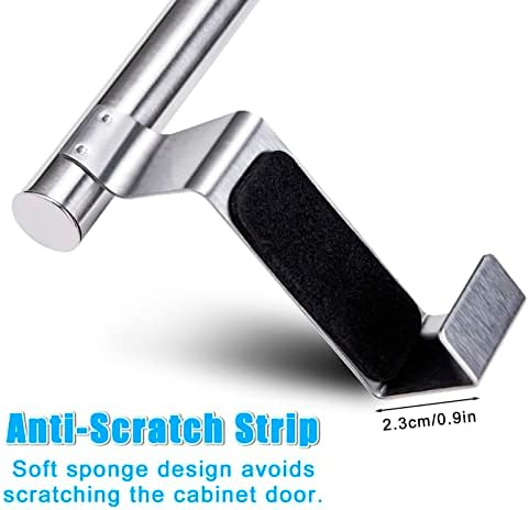 DIBALIYI Cabinet Door Towel Bar 2 Pack 1