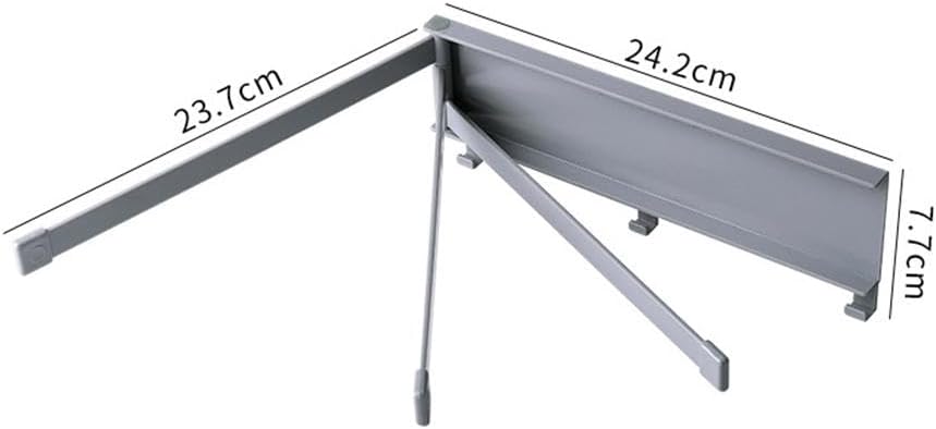 Double Swivel Towel Rack for Bathroom Wall Mounted