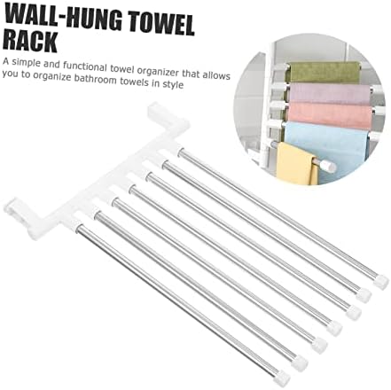 NUOBESTY 1Set Rotatory Towel Rack Stainless Steel