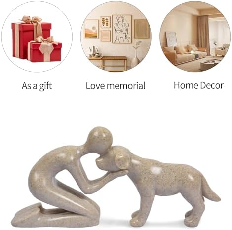 FriyGardcn Dog Sculpture Home Decor Statue 1