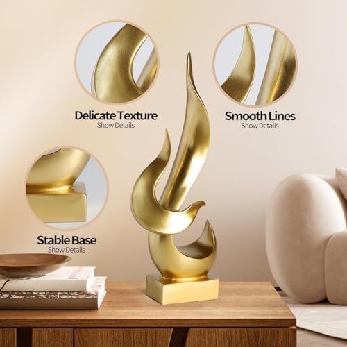 Magicsculp Gold Fire Sculpture with Gift Box 1