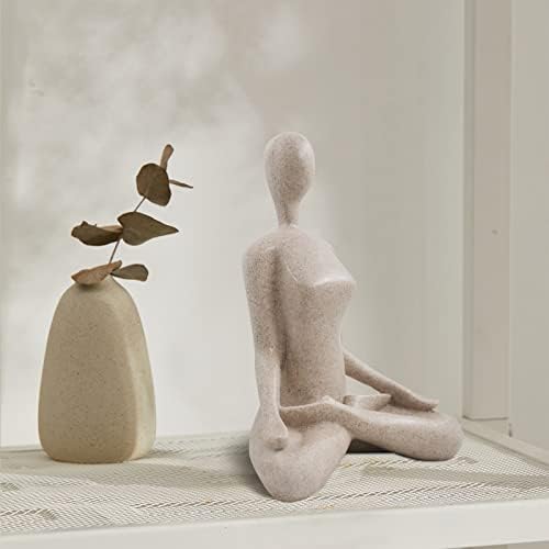 SIMONS SHOP Yoga Sculpture Desk Decor Figurine