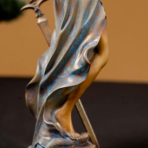 Bronze Lady Justice Statue 11-Inch Sculpture for Lawyers