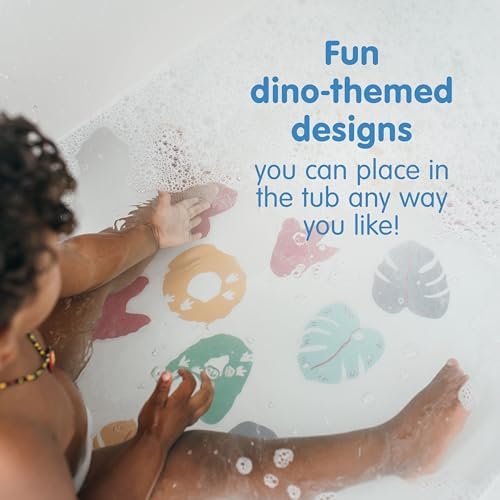 Dr Browns CleanUp Sit Splash Non-Slip Bath Stickers Dinosaur Theme 6m