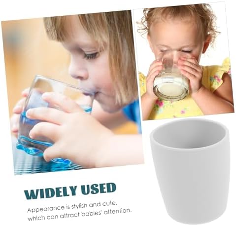 STOBAZA Spill Proof Silicone Water Cup for Kids