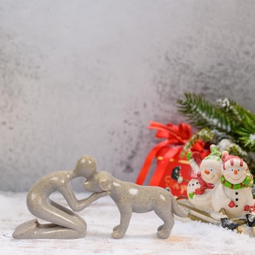 FriyGardcn Dog Sculpture Home Decor Statue 1