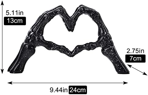 LCCCK Heart Gesture Couple Statue Modern Desk Decor