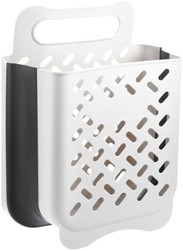 Wensdr Foldable Bath Toy Storage Organizer White