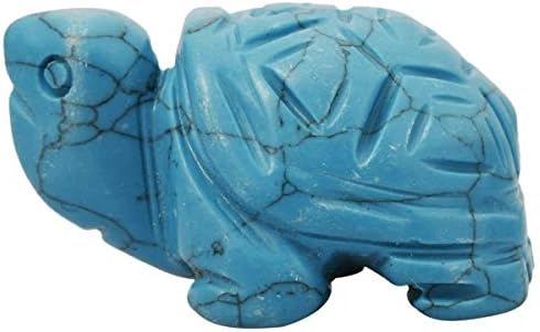 Mookaitedecor 15 Inch Crystal Turtle Healing Figurine