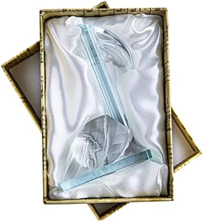 QFkris Crystal Eighth Note Figurine 5 Inch Statue
