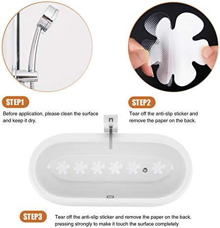 Non-Slip Bathtub Stickers with Silicone Scraper