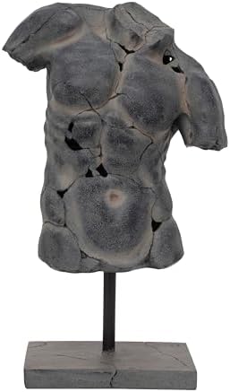 Sagebrook Home Modern Cracked Torso Resin Statue 1