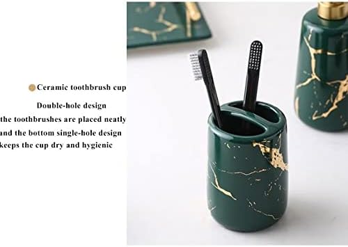 5-Piece Ceramic Bathroom Soap Dispenser Set
