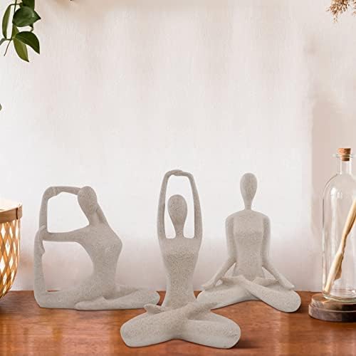 SIMONS SHOP Yoga Sculpture Desk Decor Figurine