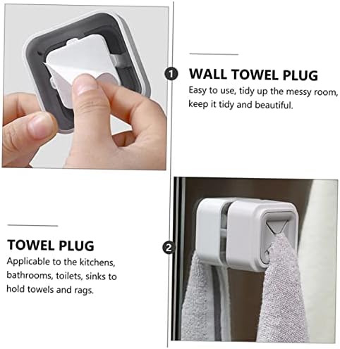 PRETYZOOM 3Pcs Wall Mounted Towel Racks