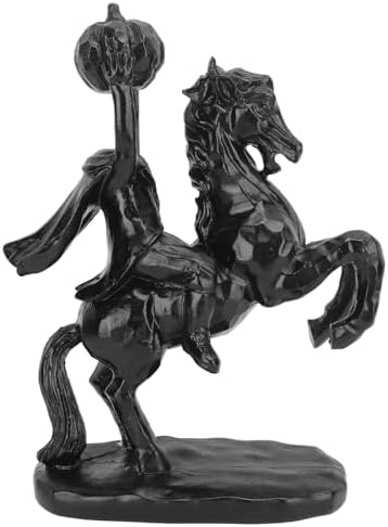 Fdit 22cm Headless Horseman Halloween Statue