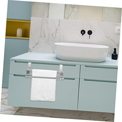 Adjustable Towel Rack for Bathroom with Dual Rod Design