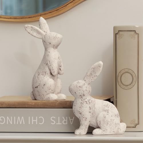 DN DECONATION Easter Bunny Decor Set of 2