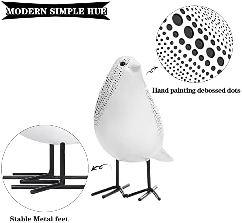 Quoowiit Bird Figurine with Polka Dots Design 1