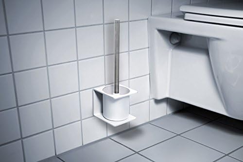 Radius Design Puro Toilet Brush Holder - Adhesive Mount White 1