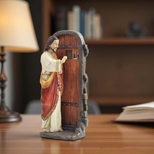 Adostob Cici Jimmy Jesus Knocking Statue 512 Inch