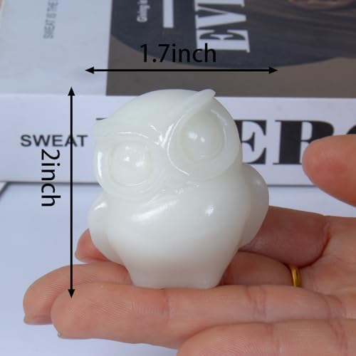 2 Inch Handcrafted Owl Crystal Figurine
