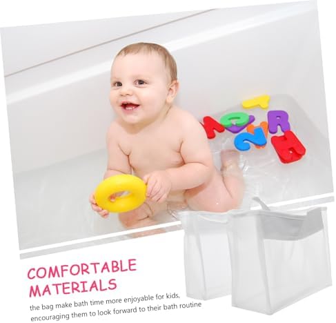 PERSELOSO Portable Mesh Bath Toy Organizer