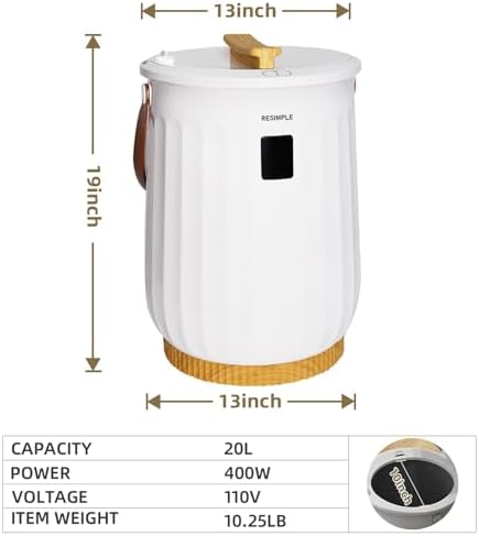 RESIMPLE Hot Towel Warmer with 5 Fragrance Discs