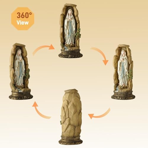 PlentifulHome Bleesed Virgin Mary Statue 125 Inch