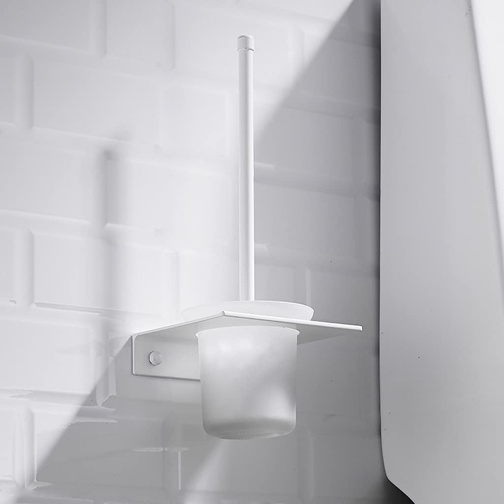 Modern Toilet Brush with Wall Mount Holder Set
