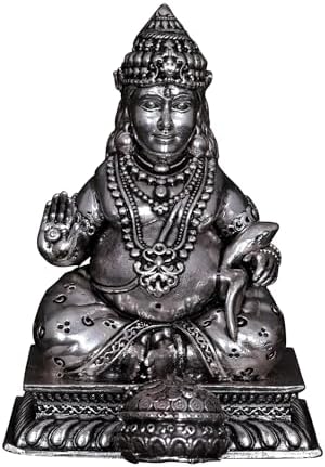 Small Superfine Blessing Lord Kubera Brass Statue 1
