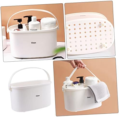 Happyyami Plastic Shower Storage Basket with Drainage