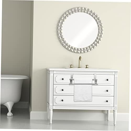 Adjustable Towel Rack for Bathroom with Dual Rod Design