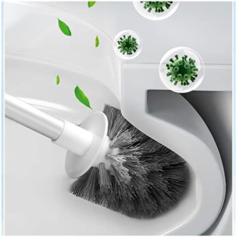 TOMYEUS Non-Slip Toilet Brush with Long Handle
