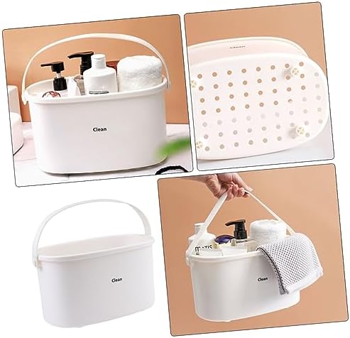 WOONEKY 1pc PP Material Bathroom Organizer Storage Basket