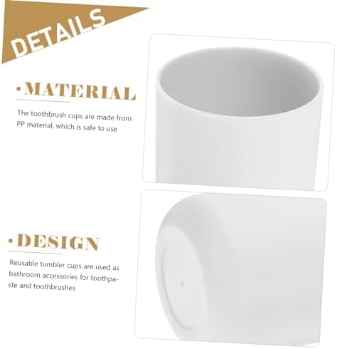 Anneome 2pcs Japanese Style Bathroom Toothbrush Cups 1