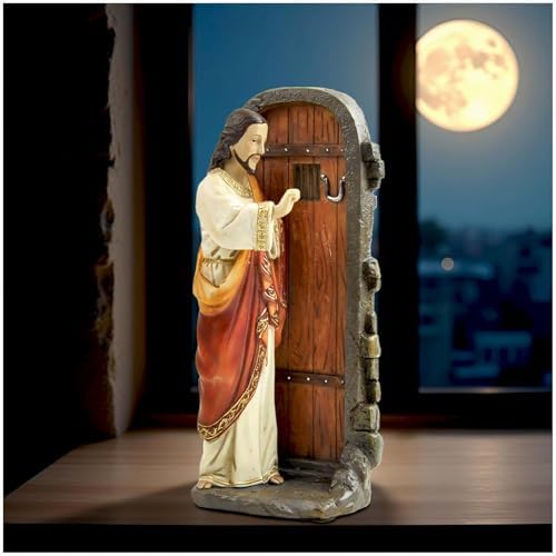 Adostob Cici Jimmy Jesus Knocking Statue 512 Inch
