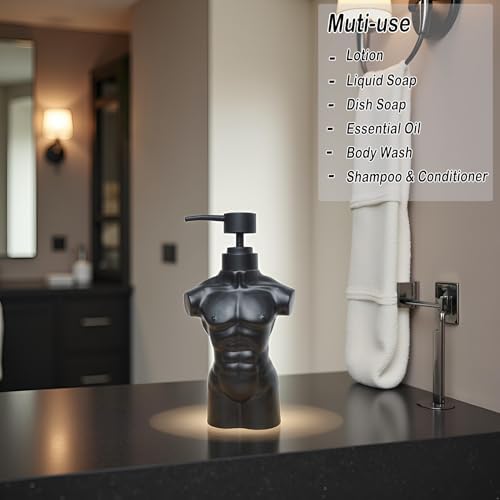 CAAHANJIA Ceramic Boy Soap Dispenser Set 1