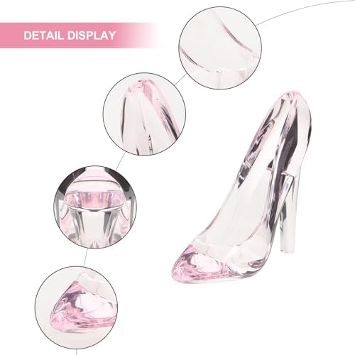 IMIKEYA Crystal Princess High Heel Shoe Sculpture