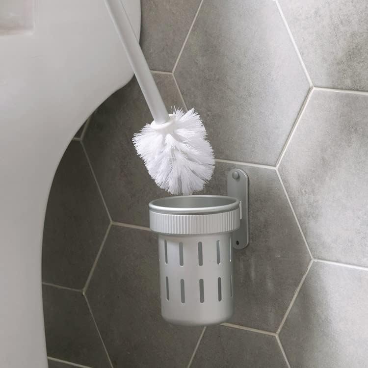 Toilet Brush and Holder Set - Black 360 Cleaning