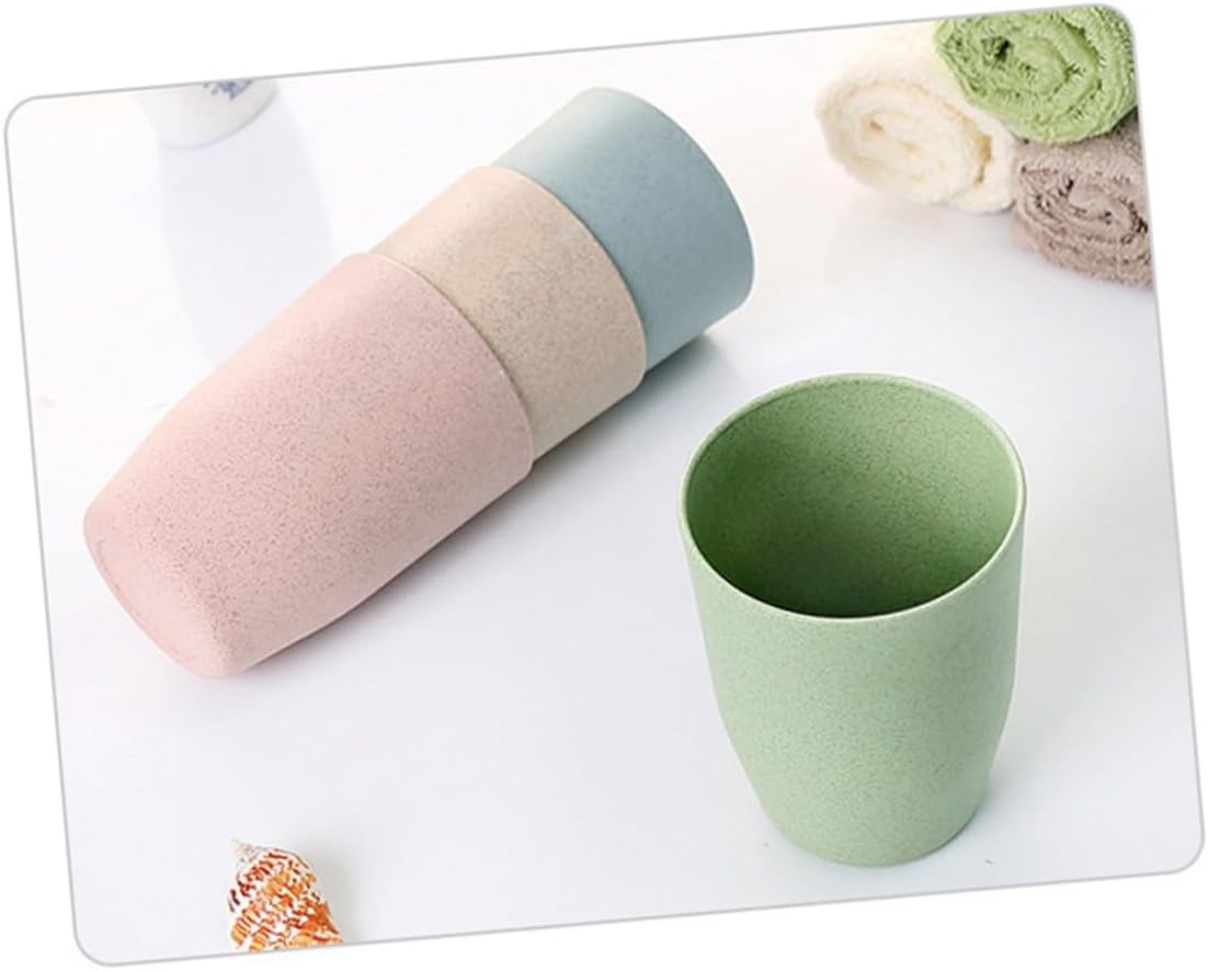 RORPOIR Wheat Stem Bathroom Tooth Cup Tumbler